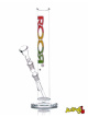 Roor Bong 250 Glassware - Rasta Logo