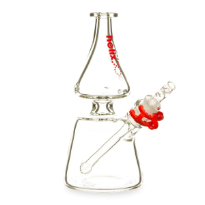 Grav Labs 'Helix' Beaker Water Pipe (Red) [8.75”]