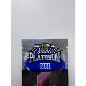 Double Platinum Blunt Wraps (Blueberry) - Double Pack