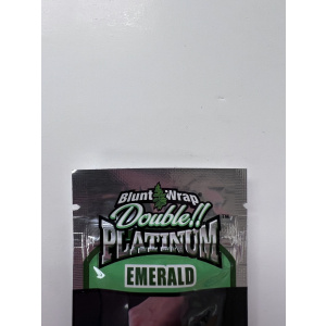 Double Platinum Blunt Wraps (Emerald Kush) - Double Pack