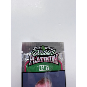 Double Platinum Blunt Wraps (Jade Watermelon) - Double Pack