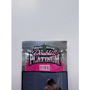 Double Platinum Blunt Wraps (Pink Bubblegum) - Double Pack
