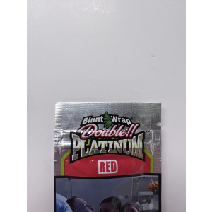 Double Platinum Blunt Wraps (Red Strawberry Kiwi) - Double Pack