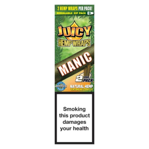 Juicy Blunt Wraps Hemp (Manic) - Double Pack
